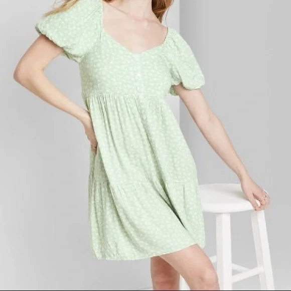 green emerald velvet dress Sierra Green Long-Sleeved Dress - Sustainable Style main image 1